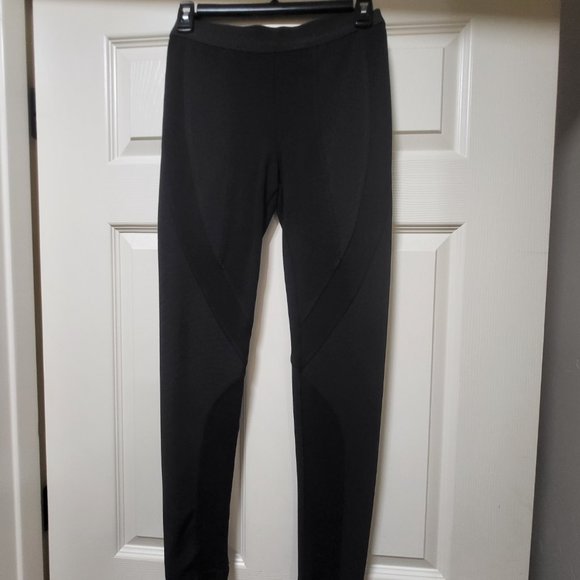 BCBG MaxAzria Kramer Black Contrast Legging size XS Moto Style - Picture 5 of 9